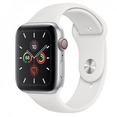 Apple Watch Series 5 44mm Stainless steel GPS+Cellular (Uuendatud, seisukord nagu uus) цена и информация | Смарт-часы (smartwatch) | kaup24.ee