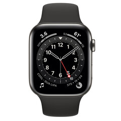 Apple Watch Series 6 44mm Stainless steel GPS+Cellular (Uuendatud, seisukord nagu uus) цена и информация | Смарт-часы (smartwatch) | kaup24.ee