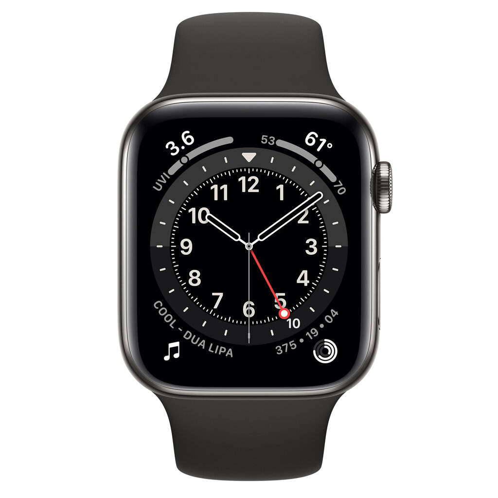 Apple Watch Series 6 44mm Stainless steel GPS+Cellular (Uuendatud, seisukord nagu uus) цена и информация | Nutikellad (smartwatch) | kaup24.ee