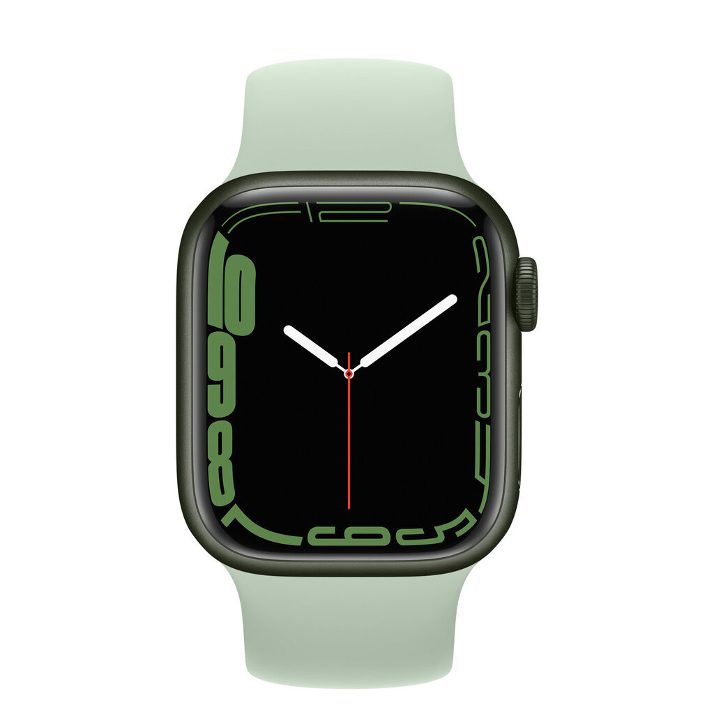 Apple Watch Series 7 41mm Aluminium GPS+Cellular Green (uuendatud, seisukord A) hind ja info | Nutikellad (smartwatch) | kaup24.ee