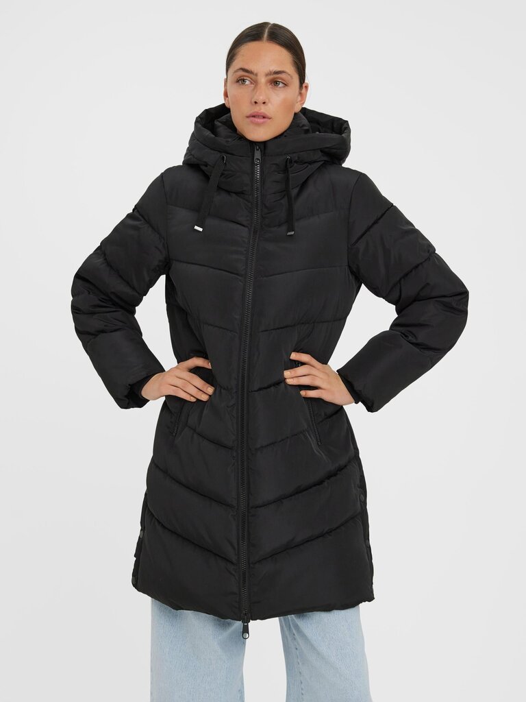 Vero Moda naiste mantel 250g 10267675*02, must 5715309021575 цена и информация | Naiste joped ja parkad | kaup24.ee