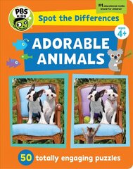 Spot The Differences: Adorable Animals: 50 Picture Puzzles, Thousands of Challenges цена и информация | Книги для подростков и молодежи | kaup24.ee