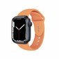 Crong käevõru Apple Watchile 42/44/45mm, oranž hind ja info | Nutikellade ja nutivõrude tarvikud | kaup24.ee