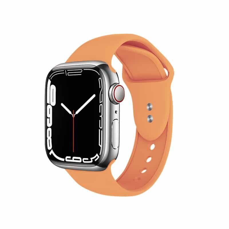 Crong käevõru Apple Watchile 42/44/45mm, oranž hind ja info | Nutikellade ja nutivõrude tarvikud | kaup24.ee