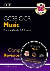 GCSE Music OCR Complete Revision & Practice (with Online Edition & Audio) цена и информация | Книги для подростков и молодежи | kaup24.ee