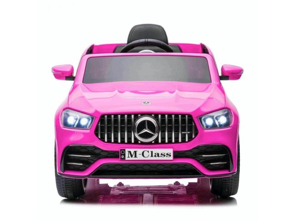 Laste elektriauto Mercedes M-klass 12v muusikamooduliga, roosa hind ja info | Laste elektriautod | kaup24.ee