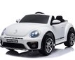 Laste elektriauto Volkswagen Beetle 12v muusikamooduliga, valge hind ja info | Laste elektriautod | kaup24.ee