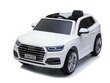 Laste elektriauto Audi Q5 12v muusikamooduliga, valge hind ja info | Laste elektriautod | kaup24.ee