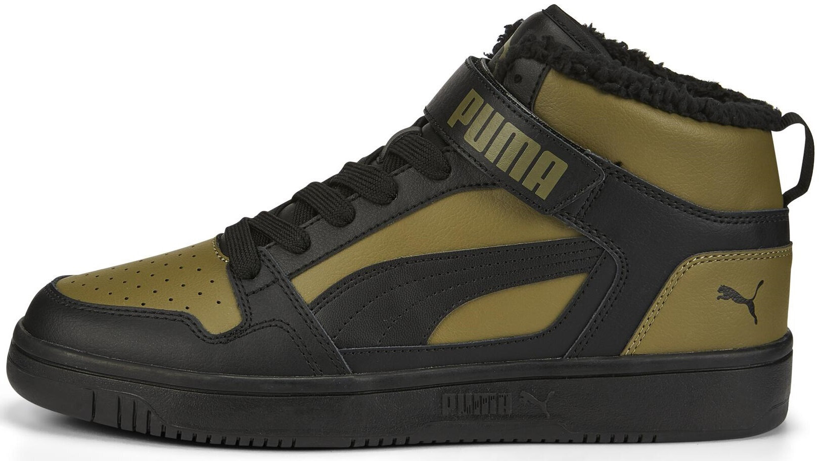 Puma Jalatsid Rebound Mid Strap Wtr Burnt Green Black 386376 02 386376 02/9 цена и информация | Spordi- ja vabaajajalatsid meestele | kaup24.ee