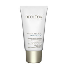 Увлажняющая ночная маска Hydra Floral White Petal Decleor, 50 мл цена и информация | Кремы для лица | kaup24.ee