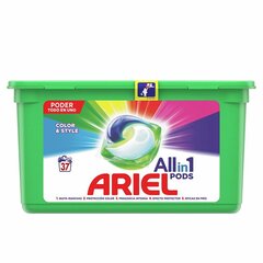 Kapslid Ariel Pesuvahend Värv 3-in-1 (37 uds) hind ja info | Pesuvahendid | kaup24.ee