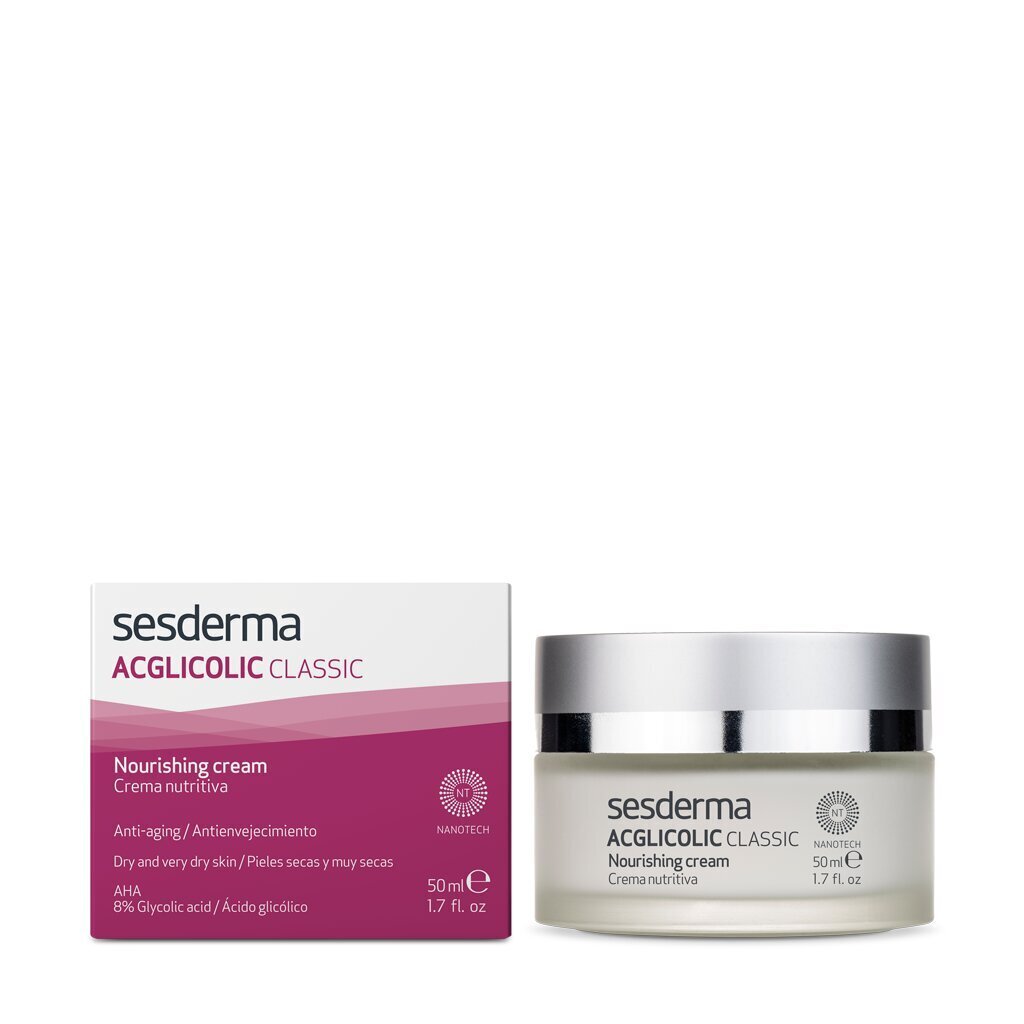 Toitev näokreem Sesderma Acglicolic Classic (50 ml) hind ja info | Näokreemid | kaup24.ee