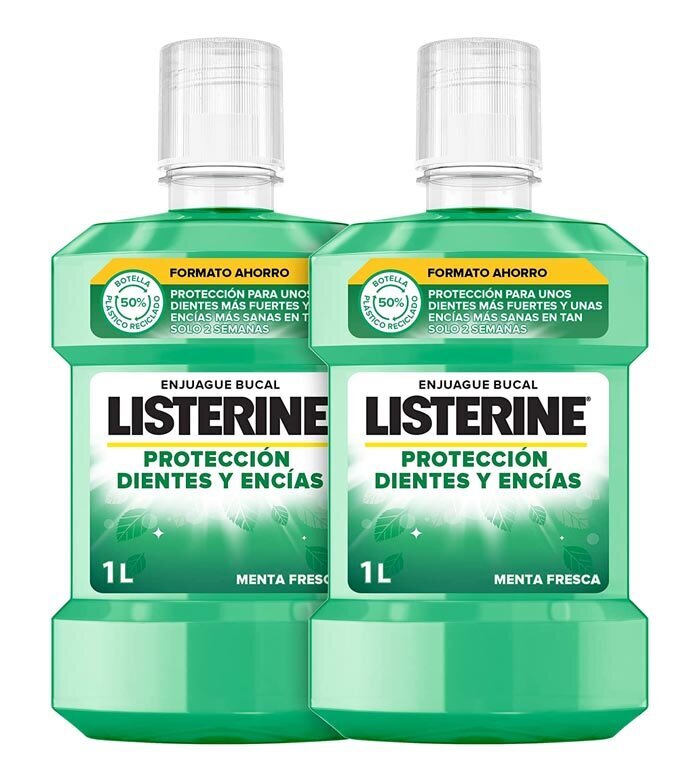 Suuvesi Listerine Healthy Gums and Strong Teeth (2 x 1 L) hind ja info | Suuhügieen | kaup24.ee