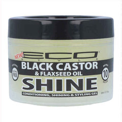 Vaha Eco Styler Shine Gel Black Castor (89 ml) hind ja info | Viimistlusvahendid juustele | kaup24.ee