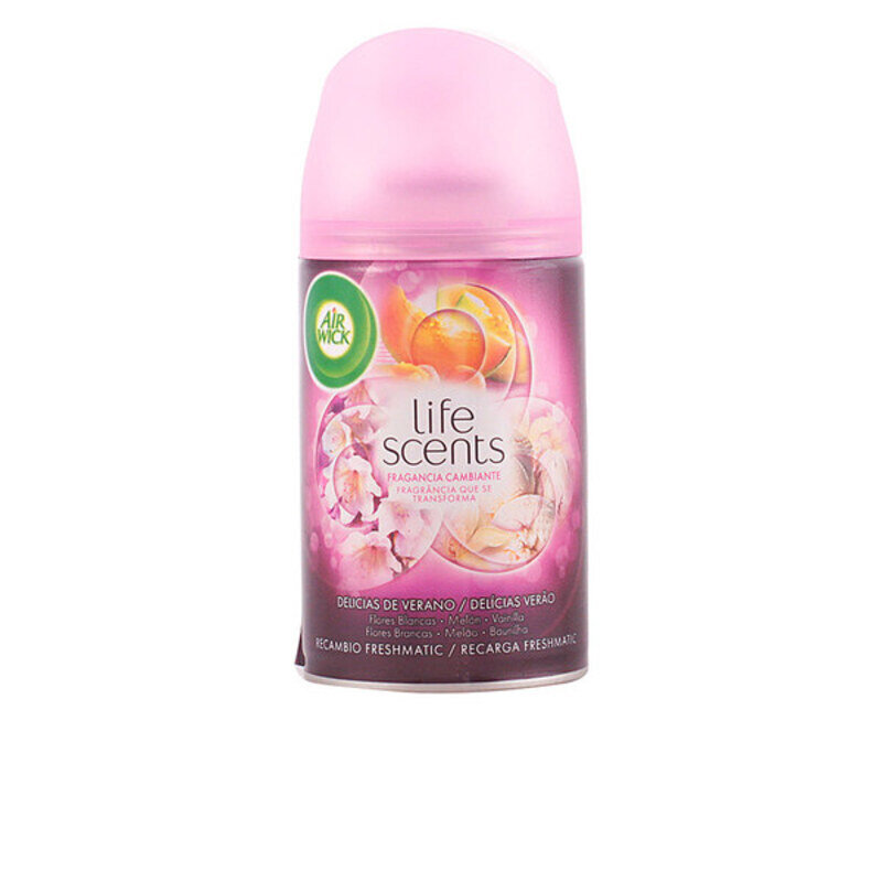 õhuvärskendaja Freshmatic Duplo Delicias de Verano Air Wick Life Scents Delicias del Verano (250 ml) (1 uds) hind ja info | Õhuvärskendajad | kaup24.ee