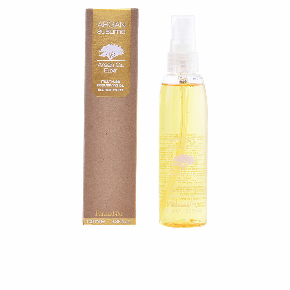 Juukseeliksiir Argan Sublime Farmavita Sublime (100 ml) (100 ml) hind ja info | Maskid, õlid, seerumid | kaup24.ee