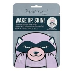 Маска для лица The Crème Shop Wake Up, Skin! Raccoon цена и информация | Маски для лица, патчи для глаз | kaup24.ee