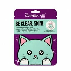 Näomask The Crème Shop Be Clear Kitten (25 g) цена и информация | Маски для лица, патчи для глаз | kaup24.ee
