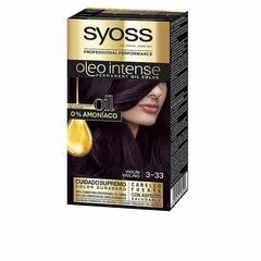 Ammoniaagivaba juuksevärv Syoss Olio Intense Nº 3,22 (5 uds) цена и информация | Краска для волос | kaup24.ee