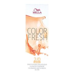 Poolpüsiv Toon Color Fresh Wella Nº 2/0 (75 ml) hind ja info | Juuksevärvid | kaup24.ee