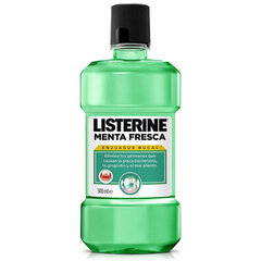 Suuvesi Menta Fresca Listerine (500 ml) hind ja info | Listerine Kosmeetika, parfüümid | kaup24.ee