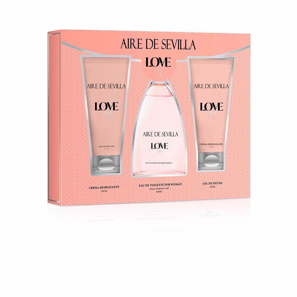 Naiste parfüümi komplekt Aire Sevilla Love (3 pcs) цена и информация | Naiste parfüümid | kaup24.ee