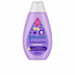 Niisutav šampoon Johnson's Dulces Sueños Laste Lõõgastav (500 ml) цена и информация | Косметика для мам и детей | kaup24.ee