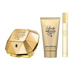 Naiste parfüümi komplekt Paco Rabanne Lady Million Fabulous (3 pcs) hind ja info | Naiste parfüümid | kaup24.ee