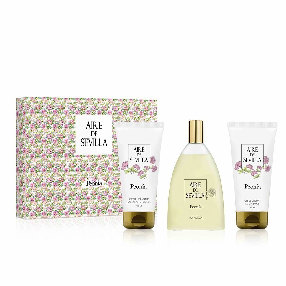 Naiste parfüümi komplekt Aire Sevilla Aire de Sevilla Peonía (3 pcs) hind ja info | Naiste parfüümid | kaup24.ee