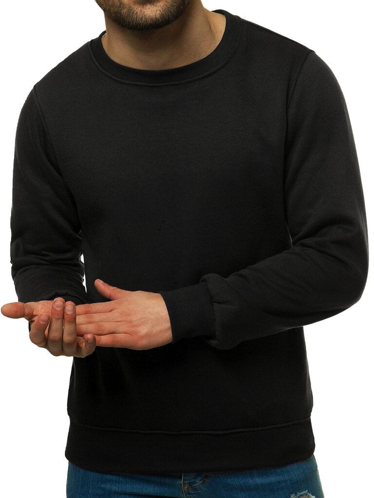 J.Style Džemprid Fleece Black 68B2001-3 68B2001-3/XL hind ja info | Meeste pusad | kaup24.ee