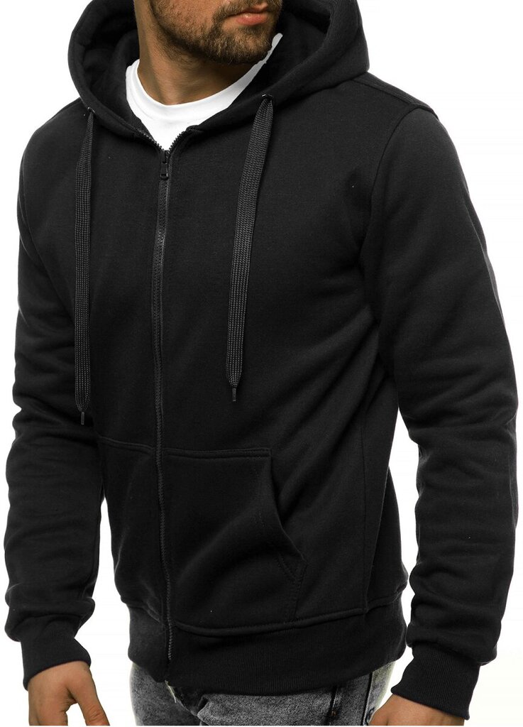 J.Style Džemprid Fleece Black 68B2008-3 68B2008-3/XL цена и информация | Meeste pusad | kaup24.ee