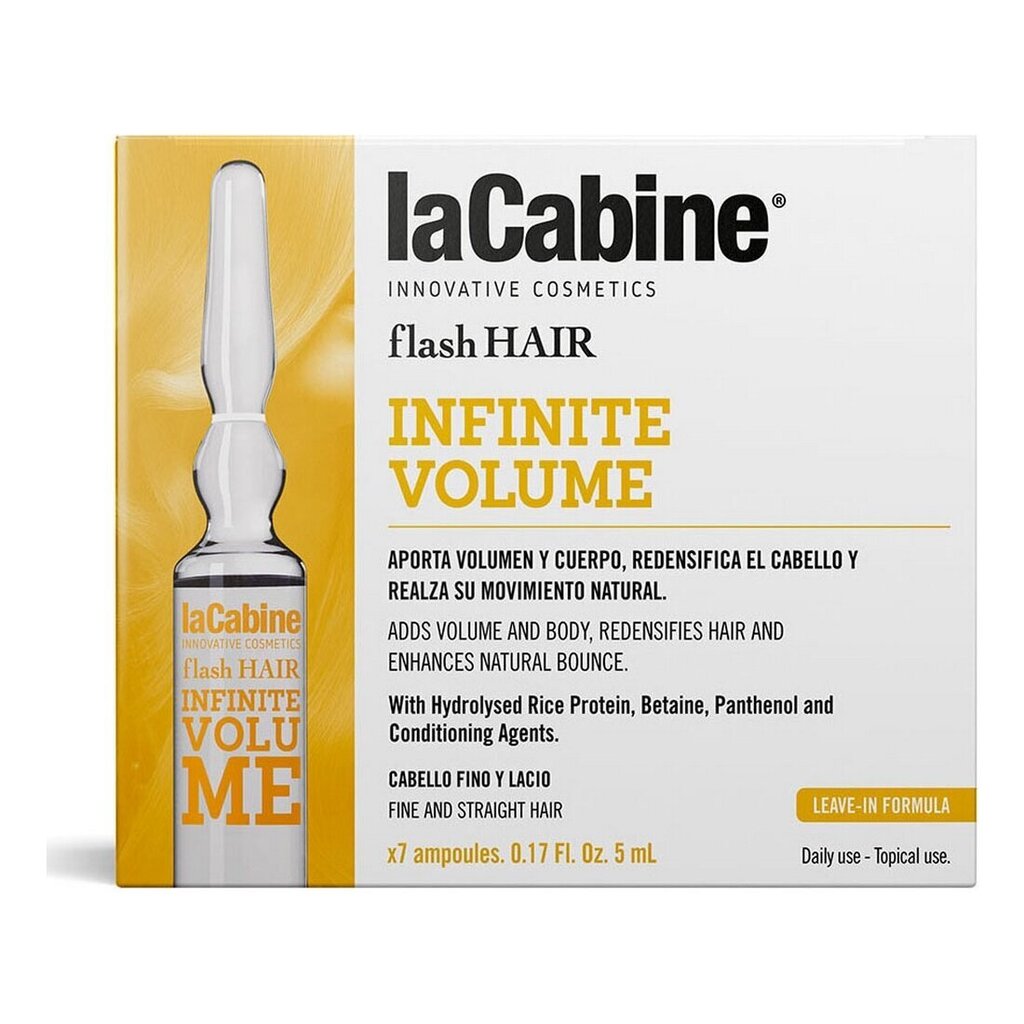 Ampullid laCabine Flash Hair Kohendav (7 pcs) цена и информация | Maskid, õlid, seerumid | kaup24.ee