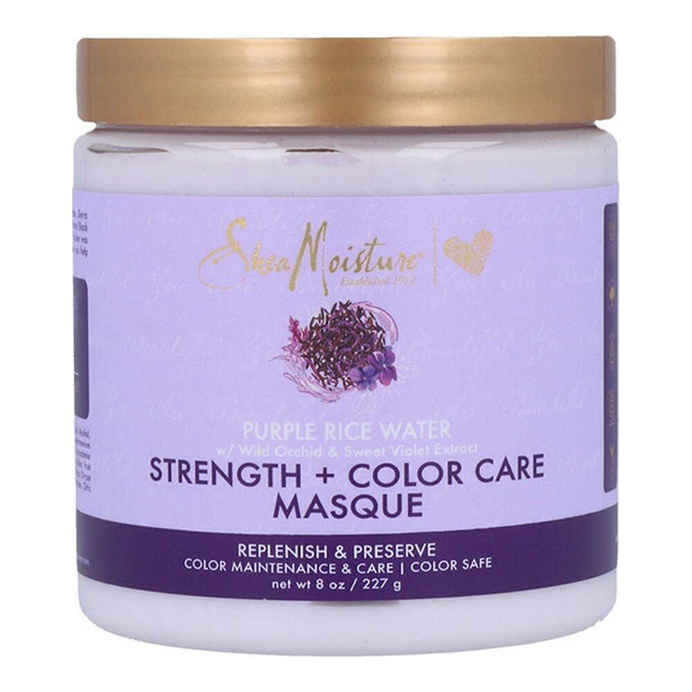 Juuksemask Purple Rice Water Shea Moisture (227 g) hind ja info | Maskid, õlid, seerumid | kaup24.ee