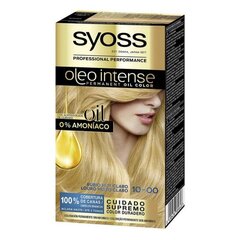 Постоянная краска Olio Intense Syoss Nº 10,00 экстра светлый цена и информация | Краска для волос | kaup24.ee