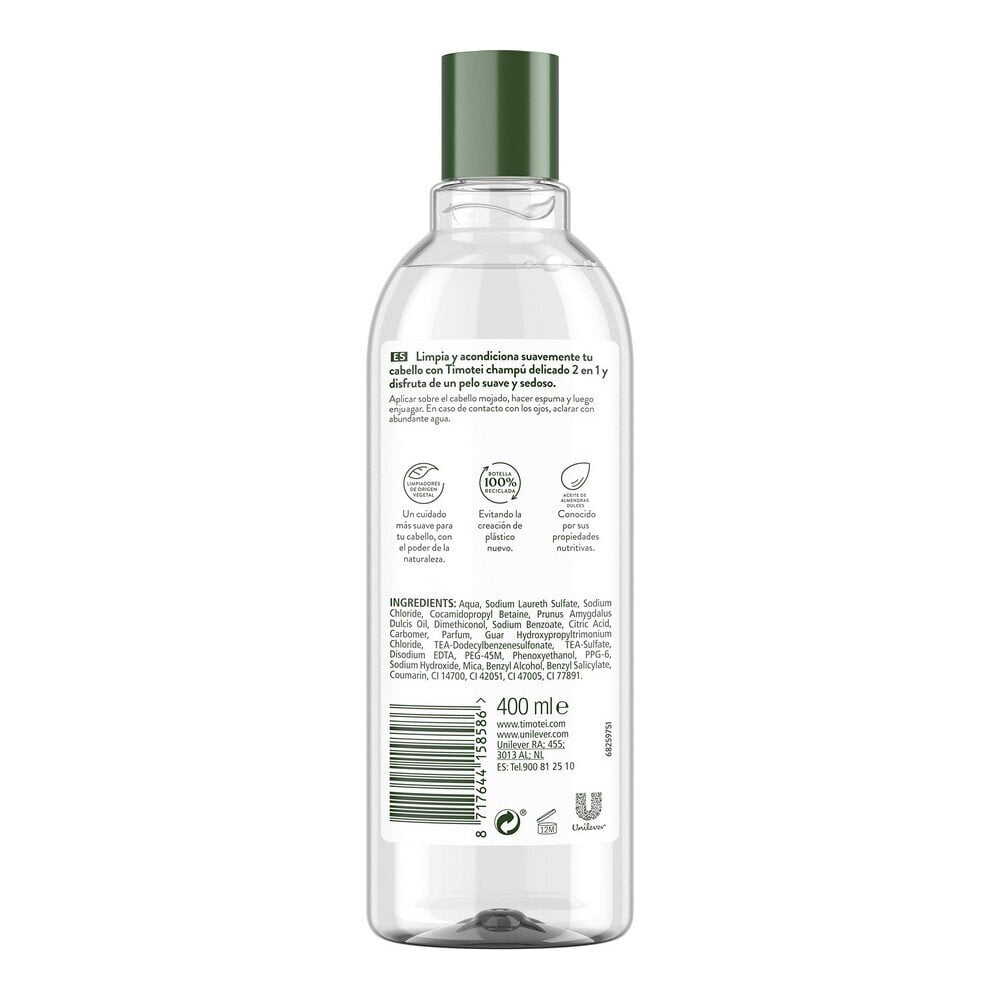 Šampoon Timotei 2n1 (400 ml) hind ja info | Šampoonid | kaup24.ee