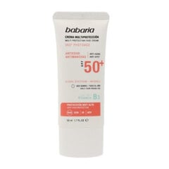 Anti-Brown Spot jumeühtlustamise päikesekreem Multi-Protection Babaria Spf 50+ (50 ml) hind ja info | Päikesekreemid | kaup24.ee