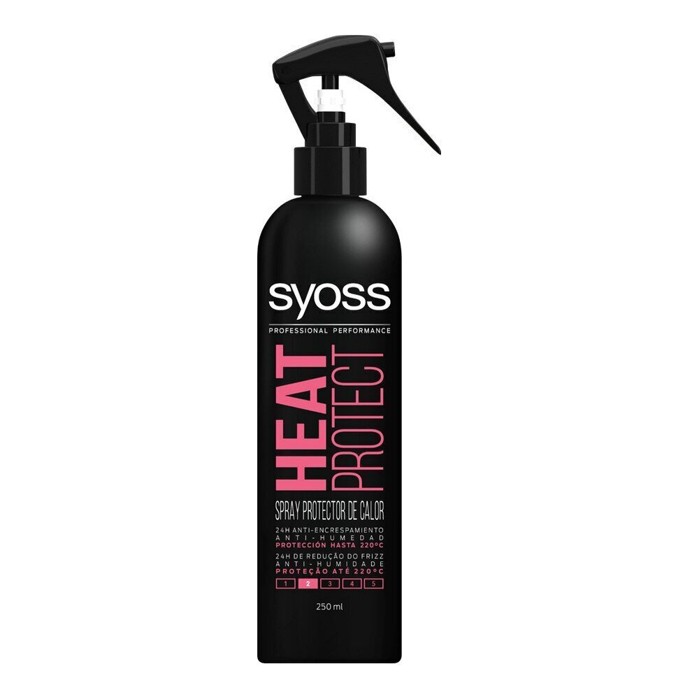 Juuksekaitse Syoss Heat Protect (250 ml) hind ja info | Maskid, õlid, seerumid | kaup24.ee