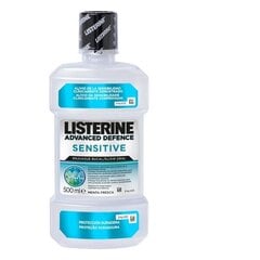 Ополаскиватель для полости рта Sensitive Listerine (500 ml) цена и информация | Для ухода за зубами | kaup24.ee