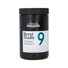 Обесцвечивающее средство L'Oreal Professionnel Paris Blond Studio 9 уровня порошкообразный (500 g) цена и информация | Краска для волос | kaup24.ee