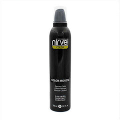 Poolpüsiv värv Nirvel Color Mousse Pruun (300 ml) цена и информация | Краска для волос | kaup24.ee