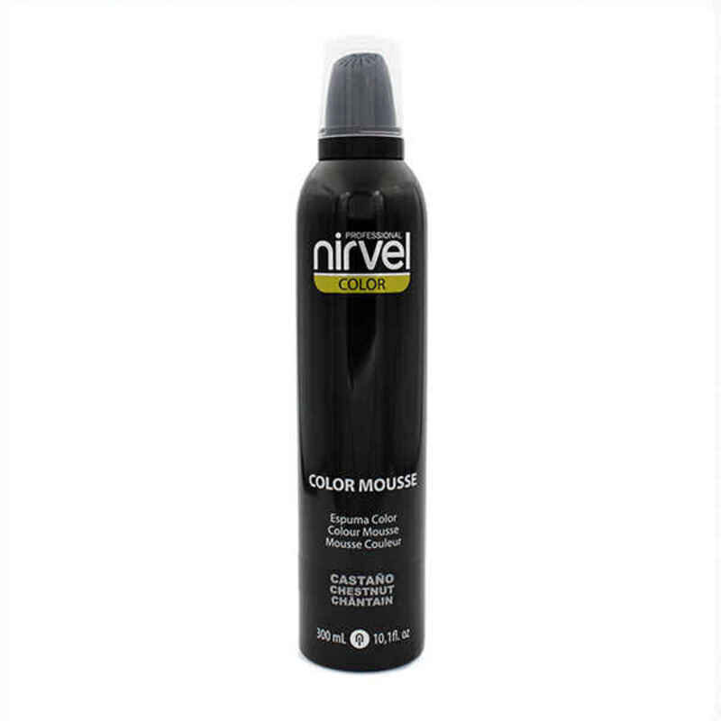 Poolpüsiv värv Nirvel Color Mousse Pruun (300 ml) цена и информация | Juuksevärvid | kaup24.ee