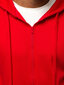 J.Style Džemprid Fleece Red 68B2008-18 68B2008-18/L цена и информация | Meeste pusad | kaup24.ee