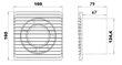 Heitgaaside ventilaator E125S hind ja info | Vannitoa ventilaatorid | kaup24.ee