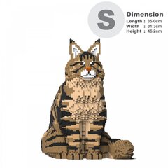 3D Konstruktor Jekca ST19MCC01-M03 ® Maine Coon hind ja info | Klotsid ja konstruktorid | kaup24.ee