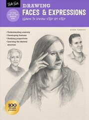 Drawing: Faces & Expressions: Learn to draw step by step Revised Edition цена и информация | Книги об искусстве | kaup24.ee