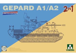 Сборная модель Takom - Gepard A1/A2 2in1 Limited Edition, 1/35, 2044X цена и информация | Конструкторы и кубики | kaup24.ee