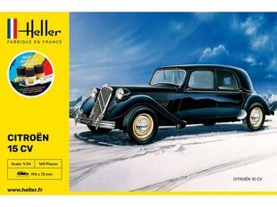 Сборная модель Heller - Citroën 15 CV подарочный набор, 1/24, 56763 цена и информация | Конструкторы и кубики | kaup24.ee