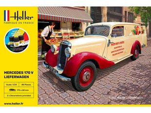 Сборная модель Heller - Mercedes 170 V Lieferwagen подарочный набор, 1/24, 56736 цена и информация | Конструкторы и кубики | kaup24.ee