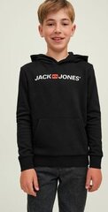 Jack & Jones laste dressipluus 12212186*02, must hind ja info | Poiste kampsunid, vestid ja jakid | kaup24.ee