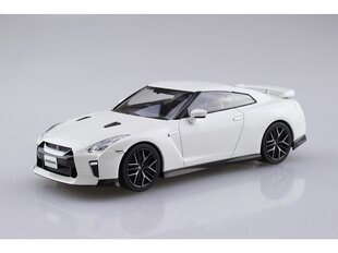 Сборная модель Aoshima - The Snap Kit Nissan GT-R Brilliant White Pearl, 1/32, 05639 цена и информация | Конструкторы и кубики | kaup24.ee